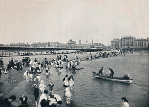 Southport - La jetée et le lac Sud, 1895