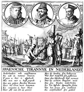 Exécution espagnole des Huguenots, vers 1565