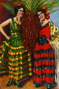 Danseurs espagnols, vers 1928