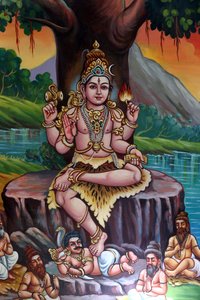 Temple hindou Sri Vadapathira Kaliamman. Shiva. Singapour