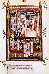 Saint Denis, Saint Rusticus et Saint Eleutherius en prison, 1317