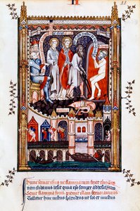 Saint Denis est jeté dans le four, 1317