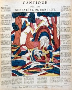Sainte Geneviève de Brabant dans la forêt - Unbekannt