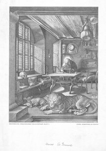Saint Jérôme dans son étude