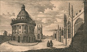 Église Sainte-Marie et Bibliothèque Radcliffe à Oxford, 18e siècle - Unbekannt