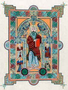 Saint Matthieu du Livre de Kells, vers 800