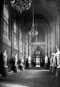 Salle Saint-Étienne, Palais de Westminster, Londres, vers 1905