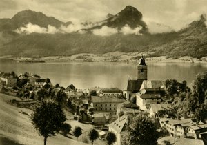 Saint Wolfgang im Salzkammergut, Haute-Autriche, vers 1935