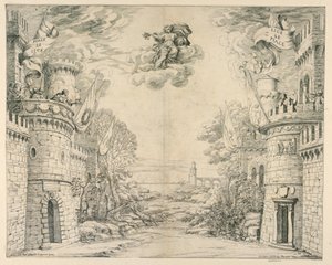 Décor de scène pour Il Trionfo della Pietà - Unbekannt
