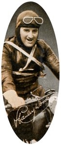 Stanley Woods, coureur motocycliste irlandais, 1935