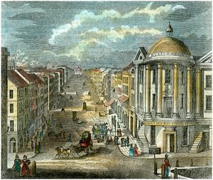 State Street, Albany, New York, USA, vers 1835