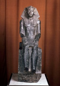 Statue du pharaon Amenemhat III, 19e siècle av. J.-C.