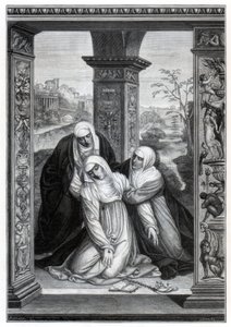 Stigmatisation de Sainte Catherine de Sienne, 1870