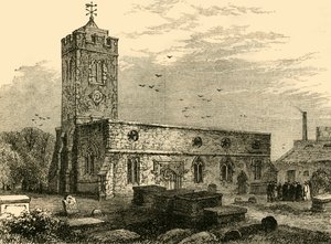 Église de Stoke Newington, 1750, vers 1876