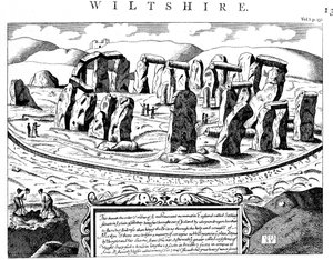 Stonehenge, Wiltshire, 18ème siècle