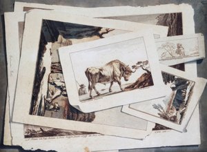 Étude de dessins et gravures - Unbekannt