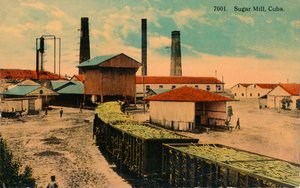 Sucrerie, Cuba, vers 1913
