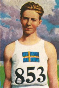 Lanceur de javelot suédois Erik Lundquist, 1928