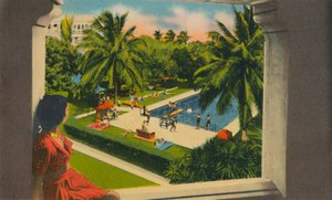Piscine, Hôtel Del Prado, Barranquilla, vers 1940