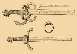 Épée, dague et anneau du roi Jacques IV, d