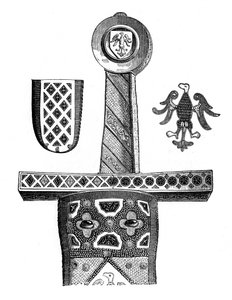 Épée de Charlemagne, VIIIe siècle, 1870