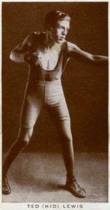 Ted Kid Lewis, boxeur britannique, 1938