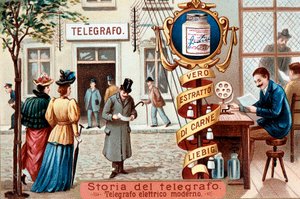 Bureau du télégraphe, vers 1900