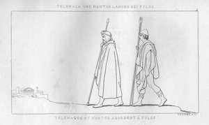 Télémaque et Mentor arrivent à Pylos, vers 1833
