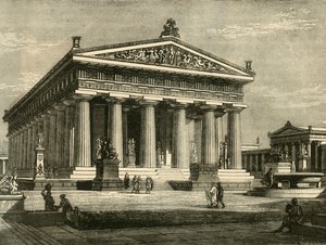 Temple à Paestum, restauré