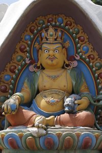 Temple des Mille Bouddhas. Congrégation Dashang Kagyu Ling. Divinité. Dzambala : le Bouddha de la Richesse, La Boulaye, France - Unbekannt
