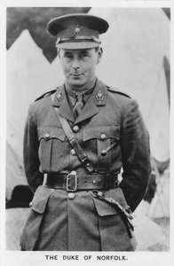 Le 16e duc de Norfolk, 1937