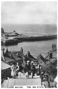 Les 199 marches, Whitby, 1936