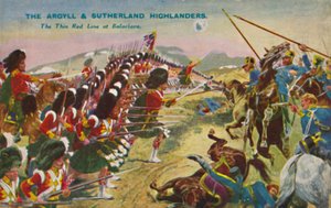 Les Argyll & Sutherland Highlanders. La mince ligne rouge à Balaclava, 1854 - Unbekannt