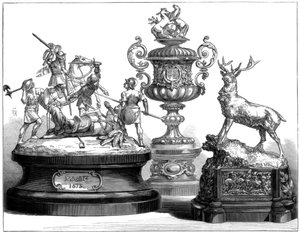 La plaque du prix Ascot, 1875