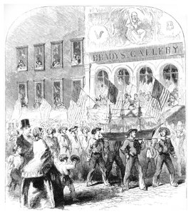Le câble télégraphique atlantique, Parade, vers 1858
