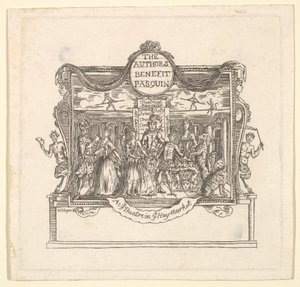 Le Bénéfice des auteurs : Pasquin, 1736