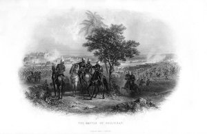 La bataille de Goojerat, 1849, 19e siècle