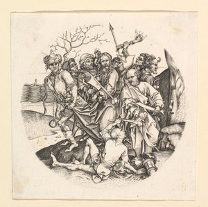 La trahison du Christ (copie en rondel) - Unbekannt