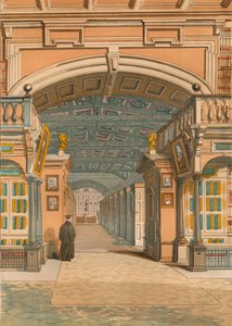 La Bibliothèque Bodléienne, Oxford, vers 1845, 1864