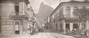 Le bout de Botafogo de la rue à la mode Sao Clemente. Corcovado au loin, 1914 - Unbekannt