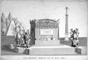 Les Braves Morts du 18 juin 1815, XIXe siècle