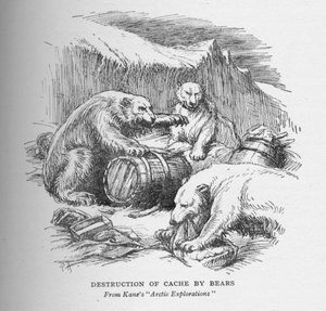La cache détruite