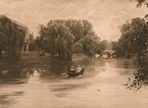 La Cam à Cambridge avec Trinity College