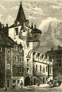 Le Canongate Tolbooth, Édimbourg, 1890