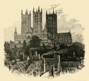 La cathédrale, vue du sud-ouest, 1898