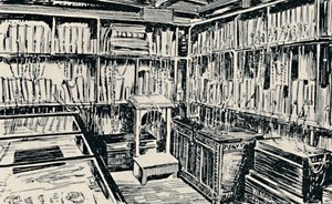 La bibliothèque enchaînée de Wimborne, 1929 - Unbekannt