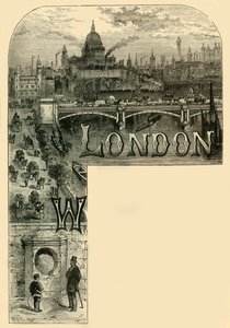La ville de Londres, vers 1872