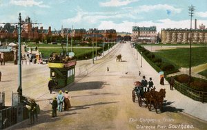 Le Commun depuis Clarence Pier, Southsea, Hampshire, vers 1904 - Unbekannt