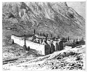 Le Couvent de Sainte-Catherine, Mont Sinaï, Égypte