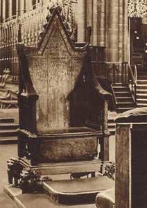 Le Trône du couronnement et la Pierre de Scone - Unbekannt